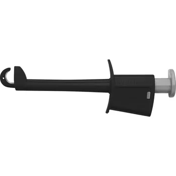 Elektrická zásuvka Schützinger SKPS 8341 Ni / SW bezpečnostní měřicí svorka, zásuvka 4 mm, černá