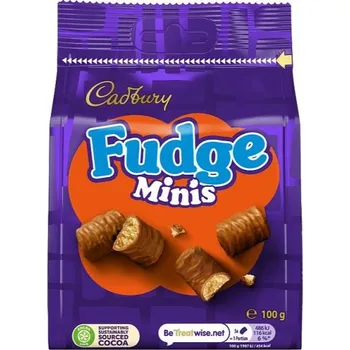 Čokoláda Cadbury Fudge karamelové kousky tyčinek v mléčné čokoládě 100 g
