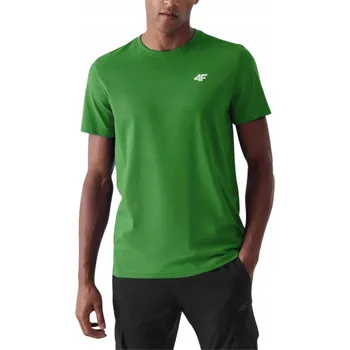 Pánské tričko Tričko Pánské Sportovní 4F T-Shirt Krátký Rukáv Bavlněné M
