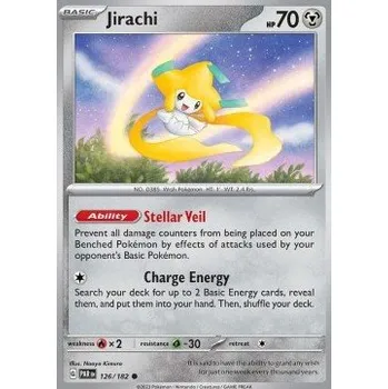 Sběratelská karetní hra Pokémon PAR 126/182 Jirachi - Paradox Rift Stav: Near Mint, Verze: NORMAL