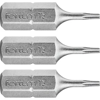 Bit hrot TORX, sada 3ks, T 5x25mm, S2