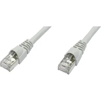 Datový kabel Telegärtner 100009115 RJ45 síťové kabely, propojovací kabely CAT 6A S/FTP 25.00 m šedá samozhášecí, s ochranou, samozhášecí, bez halogenů, UL certifikace 1 ks