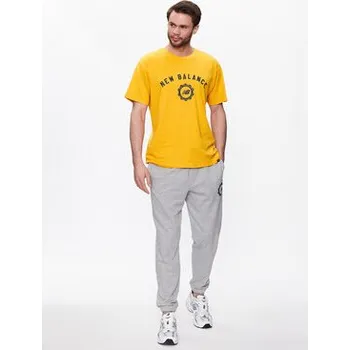New Balance T-Shirt Sport Seasonal Graphic MT31904 Žlutá Relaxed Fit M