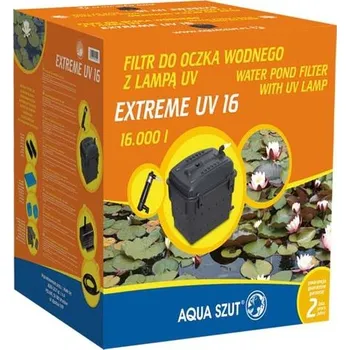 Jezírková filtrace AQUA SZUT EXTREME UV 16 16.000l, 2.500 l/h, 5 druhů filtračního materiálu s UV lampou 11W, ideální s KASKADA 3.600