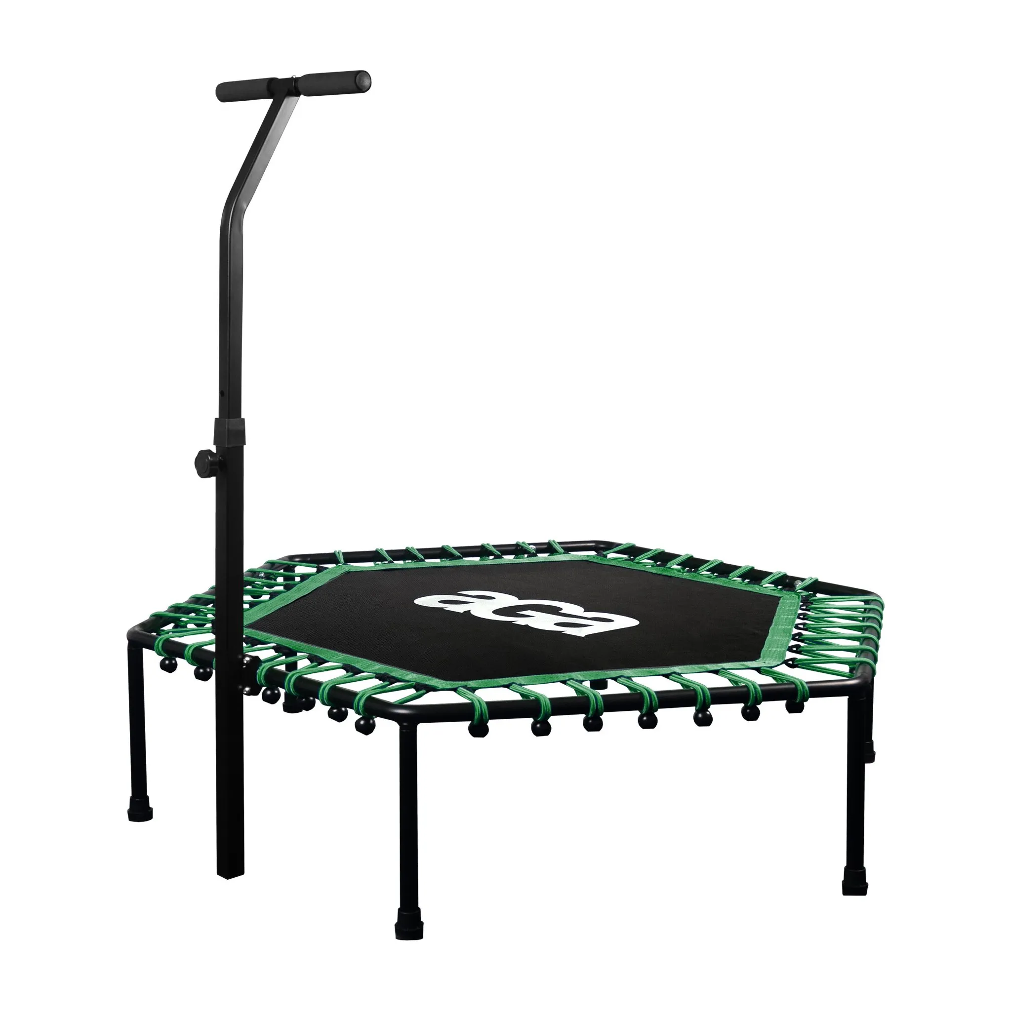 Fotografie 1 - Trampolína Aga Fitness 130 cm zelená + madlo