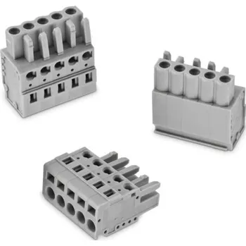 Elektrický konektor Svorkovnice PCB, řada: 369B, rozteč: 5mm, počet řad: 1, počet kontaktů: 8, orientace těla: Horizontální, Kabelová