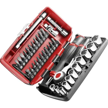 Sada nářadí Facom sada nástrčných klíčů, metrický, 1/4 (6,3 mm), 17dílná, R.360NANOPB