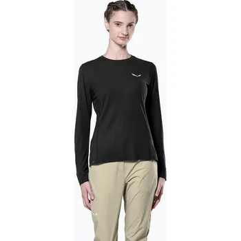 Dámské tričko Dámské trekingové tričko Longsleeve Salewa Puez Dry black out