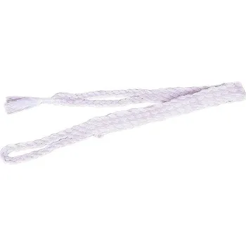 Porodní provaz, SB, bílá, plochý, perlon