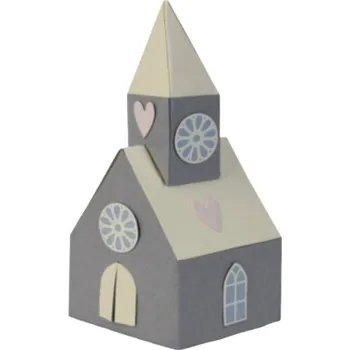 Kancelářská technika Sizzix 662550 Řezací šablona Kostel/Kaple 8 ks