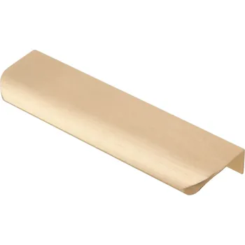 Nábytkové kování 66317 profilová úchytka hliníková HEXA C=rozteč 96mm broušené zlat (Nábytková úchytka s roztečí 96 mm. Praktický doplněk do interiéru.)