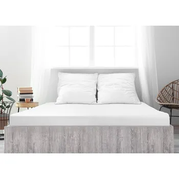 Prostěradlo B.E.S. - Petrovice, s.r.o. Prostěradlo Jersey česaná bavlna MAKO - Bílá Rozměr: 120 x 200