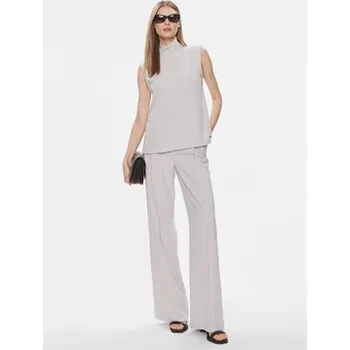 Calvin Klein Kalhoty z materiálu K20K206774 Šedá Wide Leg 40