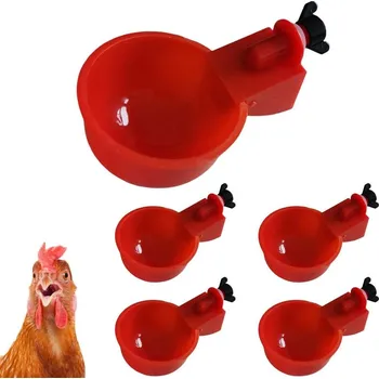 Chov hospodářského zvířete Automatický napájecí systém pro drůbež 72502 5ks plast