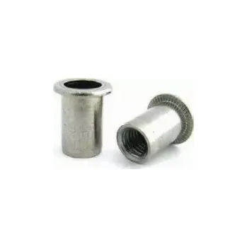 Nýt Matice nýtovací plochá M5x12 (0,5-3,0) hladká otevřená, nerez A2 - Bralo