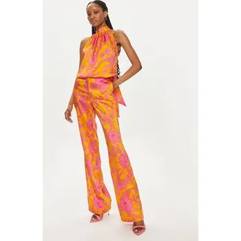 Morgan Kalhoty z materiálu 241-PMING Oranžová Regular Fit 38