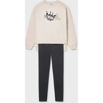 Dívčí kalhoty Dětská souprava Mayoral 7759.8H.Junior.9BYA černá 99X, vel. 157