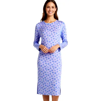 Dámská noční košile Dámská Noční Košile FOLTÝN DKHL 340 Velikost: L, Materiál: Dlouhý rukáv