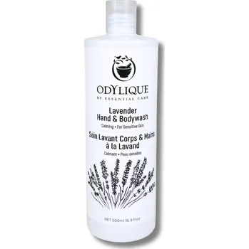Sprchový gel Odylique | Bio Sprchový gel uklidňující vůně - Levandule Objem: 500 ml šetrný a zklidňující, vyrovnávající pH pokožky