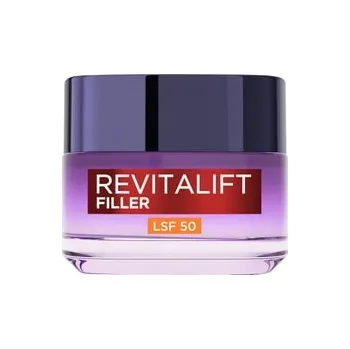 Pleťová kosmetika L'Oréal Paris Revitalift Filler [+kyselina hyaluronová] intenzivně vyplňující proti stárnutí SPF 50 Denní krém