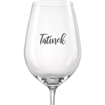 Sklenice Svatební sklenička Tatínek, 1 ks