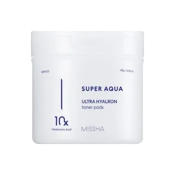 Make-up MISSHA Super Aqua Ultra Hyalron Toner Pads Čisticí tamponky