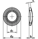 Art.88130 Podložka VSK 30 flZnnc
