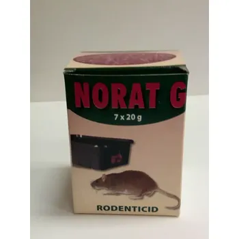 Hubení hlodavce Norat G granule pro hubení myší, potkanů a krys 7x20g