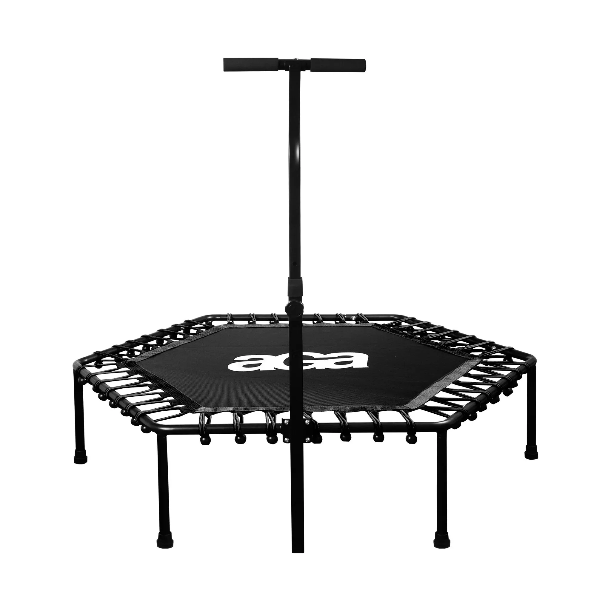 Fotografie 2 - Trampolína Aga Fitness 130 cm černá + madlo