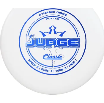 Dynamic Discs EMAC JUDGE Classic Barva: Bílá, Váha: 174 g