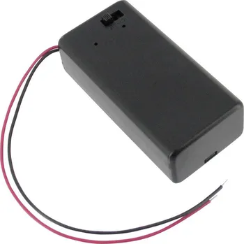 Držák baterie Velleman BH9VBS bateriový držák 1x 9 V (d x š x v) 69 x 33 x 21 mm