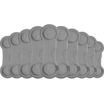 Dětská zábrana Ricokids 798301 Zabezpečení otevírání skříněk 10 ks, šedé