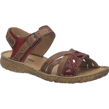 Dámská obuv Nadměrné dámské sandály červené Josef Seibel Ivy 08 - 43