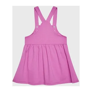 Dámské šaty United Colors Of Benetton Každodenní šaty 4LAAGV00H Fialová Regular Fit 90