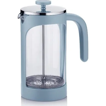 Konvice na čaj KELA Konvice na čaj a kávu frenchpress kouřově modrá 1l KL-10988