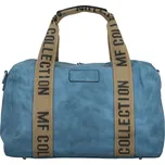 Stylová cestovní dámská koženková taška Morfeus, světle modrá