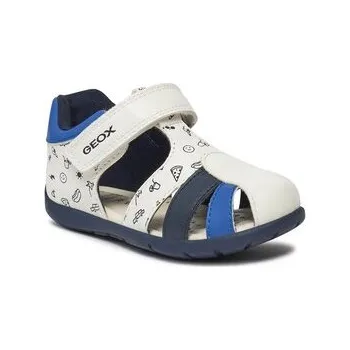 Dámské sandále Sandály Geox B Elthan Boy B451PC 000BC C0293 Bílá 18