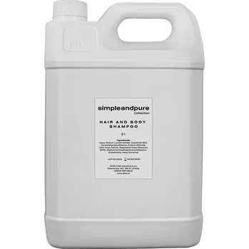 Šampon Šampon na vlasy a tělo, kanystr 5 l, Simple and Pure