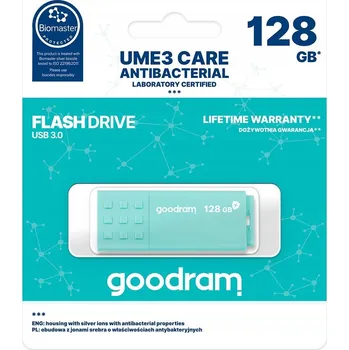 USB flash disk Flash disk GOODRAM UME3-1280CRR11 128 GB USB 3.0 zelený