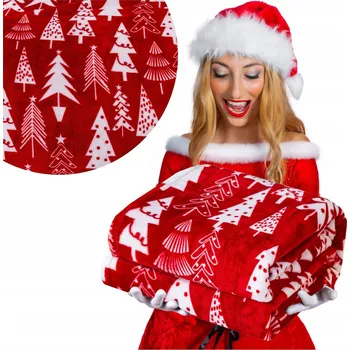 Přehoz na lůžko Vánoční deka 160x200 přehoz na postel pohovku gauč MIKROVLÁKNO Donato