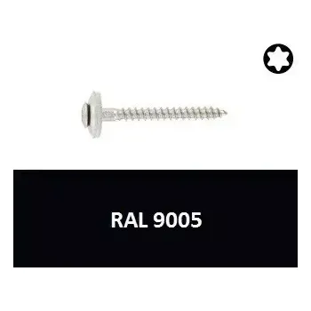 Vrut Vrut s podl. 15mm, nerez A2 4,5x35 Torx RAL9005 (Art.8790)