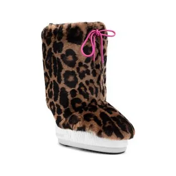 Dámská zimní obuv Moon Boot Kožešinový návlek na obuv Cover Rex Rabbit 140C0V04001 Hnědá 39_41