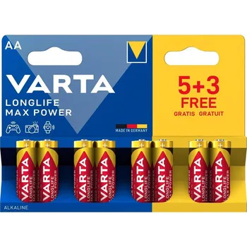 Článková baterie Baterie Varta 4706, AA/R06 B8 5 plus 3 cena za balení 160 ks