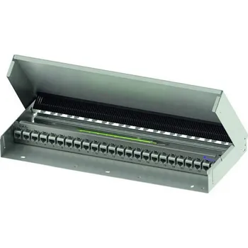 Switch Telegärtner 100021514 24 portů síťový patch panel 1 U čistě bílá (RAL 9010) neosazený