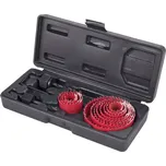 vrtáky vykružovací korunkové, 12průměrů O 19-76mm