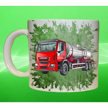 Moon River IVECO TECTOR 240E28 zelený hrnek s náklaďákem obsah 75 ml