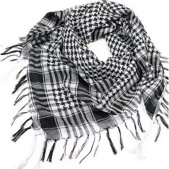 Šátek Bavlněný šátek v arabském stylu, Barva černý