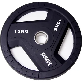 Sport Olympijský urethanový kotouč IRONLIFE 15 kg