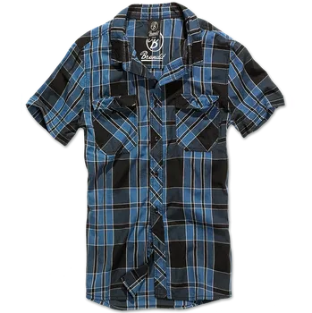 Pánská móda Košile kr. rukáv Brandit Roadstar Shirt indigo Velikost: XL