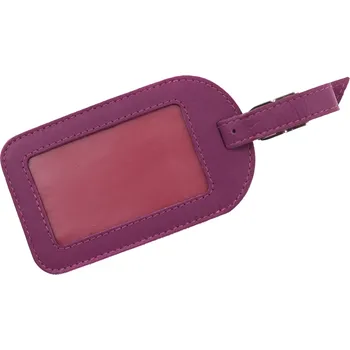 Kožená visačka na zavazadlo Segali - Fuchsia